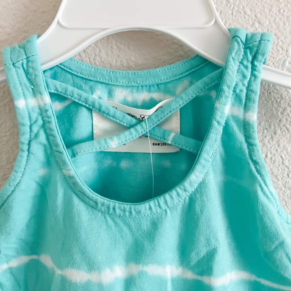NWT Sovereign Code Teal and Blue Baby Girl Tank Top Size 9M - Picture 4 of 5